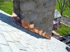 copper roofing detail work